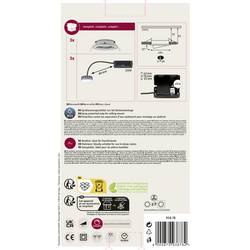 Paulmann 93878 Coin Slim LED vestavné svítidlo, LED, pevně vestavěné LED, 18 W, železo (kartáčované), sada 3 ks
