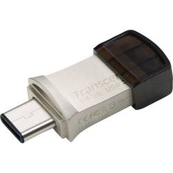 Transcend JetFlash® 890 USB paměť pro smartphony/tablety stříbrná 64 GB USB 3.2 (Gen 2) , USB-C®