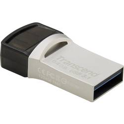 Transcend JetFlash® 890 USB paměť pro smartphony/tablety stříbrná 64 GB USB 3.2 (Gen 2) , USB-C®