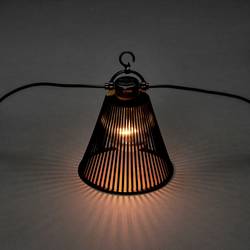 Konstsmide 2334-870 Světelný řetěz venkovní Energetická třída (EEK2021): G (A - G) Počet žárovek 10 LED jantar Délka světel: 9.15 m