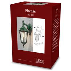 Konstsmide Firenze 7212-600 venkovní nástěnné osvětlení E27 100 W zelená