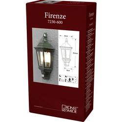 Konstsmide Firenze 7230-600 venkovní nástěnné osvětlení s PIR detektorem E27 100 W zelená
