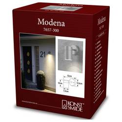 Konstsmide Modena 7657-300 venkovní nástěnné osvětlení GU10 35 W šedá