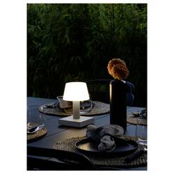 Konstsmide 7825-252 Monaco Akumulátorová stolní LED lampa teplá bílá bílá