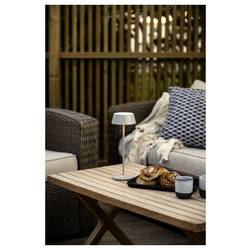 Konstsmide 7839-300 Menton Akumulátorová stolní LED lampa šedá