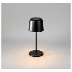 Konstsmide 7845-750 Biot Akumulátorová stolní LED lampa teplá bílá černá