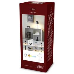 Konstsmide 7845-750 Biot Akumulátorová stolní LED lampa teplá bílá černá