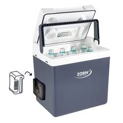 ZORN Z 26 DC PX 12/24V Aku chladicí box termoelektrický (peltierův článek) 12 V, 18 V, 24 V šedá 25 l Funkce chlazení: Delta T: Až 17 °C pod okolní teplotu