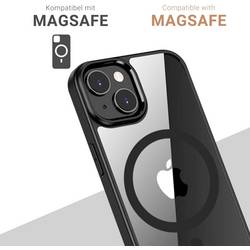 JT Berlin Pankow Hybrid MagSafe zadní kryt na mobil Apple iPhone 15 Plus černá, transparentní Kompatibilní s MagSafe 11041
