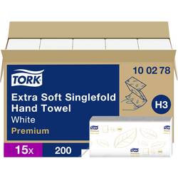 TORK 100278 Zickzack Premium papírové utěrky, skládané (d x š) 23 cm x 22.6 cm vysoce bílá 3000 ks