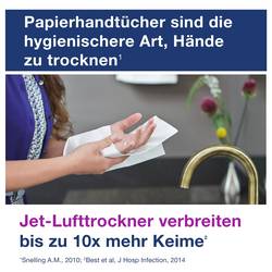 TORK 100278 Zickzack Premium papírové utěrky, skládané (d x š) 23 cm x 22.6 cm vysoce bílá 3000 ks