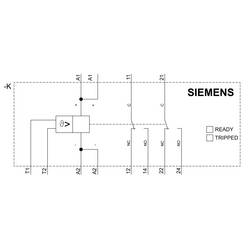 Siemens ochranné relé motoru s termistorem 24 V DC/AC 2 přepínací kontakty 1 ks 3RN2010-1BA30 teplota motorového vinutí
