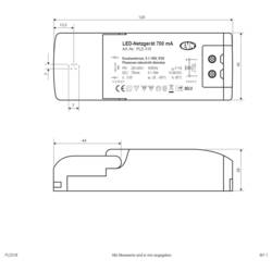 EVN PLD318 LED driver konstantní proud 700 mA 1 ks