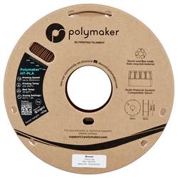 Polymaker PA17010 HT-PLA vlákno pro 3D tiskárny PLA plast, HT PLA Odolnost vůči vysokým teplotám, Filament pro vysokorychlostní 3D tisk 1.75 mm 1000 g hnědá 1
