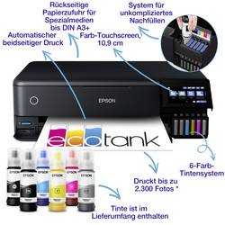 Epson EcoTank ET-8550 multifunkční tiskárna inkoustová barevná A4, A3 tiskárna, skener, kopírka duplexní, Tintentank systém, LAN, USB, Wi-Fi