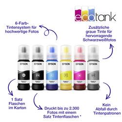 Epson EcoTank ET-8550 multifunkční tiskárna inkoustová barevná A4, A3 tiskárna, skener, kopírka duplexní, Tintentank systém, LAN, USB, Wi-Fi