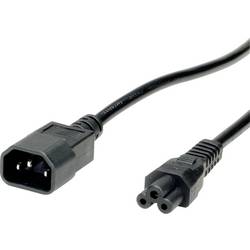 Value 19.99.1119 napájecí kabel černá 1.80 m PVC plášť
