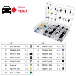 KS Tools 420.0790 Sada upevňovacích klipů pro T-Tesla, 150 ks