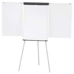 Maul flipchart MAULstandard (š x v) 66 cm x 97 cm šedá vč. odkládací poličky, vč. držáku bloku, vč. držáku papíru, omyvatelný, popisovatelný, magnetický,