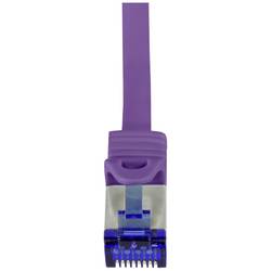 LogiLink C6A079S RJ45 USB kabel CAT 6A S/FTP 5.00 m fialová 1 ks