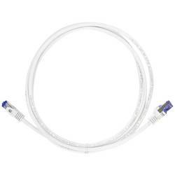 LogiLink C6A081S RJ45 USB kabel CAT 6A S/FTP 7.50 m bílá 1 ks