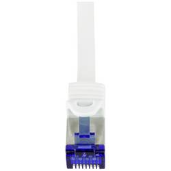 LogiLink C6A081S RJ45 USB kabel CAT 6A S/FTP 7.50 m bílá 1 ks