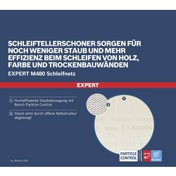 Bosch Accessories EXPERT M480 2608900677 brusná síť pro excentrickou brusku bez otvorů Zrnitost 240 (Ø) 125 mm 5 ks