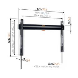 Vogels TVM 3605 TV držák na zeď 101,6 cm (40) - 254,0 cm (100)