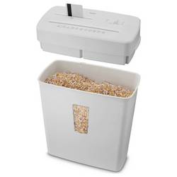 Hama Prime M50CD-W skartovačka 6 listů 2 x 12 mm P-5 13 l Křížový řez kreditní karty