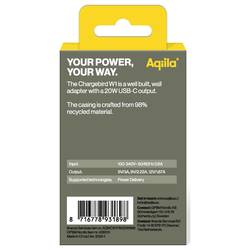 Aqiila W1 USB nabíječka, 1x USB-C®, 20 W, bílá