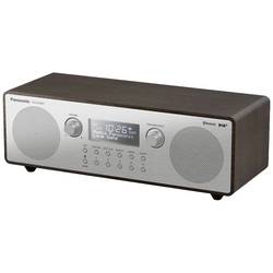 Panasonic RF-D100BTEGT RF-D100BTEGT stolní rádio, FM, DAB+, AUX, Bluetooth, DAB+, FM, funkce alarmu, stříbrná, hnědá