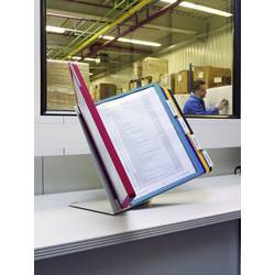 Durable stojan pohledové tabule VARIO TABLE 20 - 5699 tmavě modrá, žlutá, zelená, červená DIN A4 Počet dodaných průhledných tabulek 20