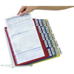 Durable stojan pohledové tabule VARIO TABLE 20 - 5699 tmavě modrá, žlutá, zelená, červená DIN A4 Počet dodaných průhledných tabulek 20