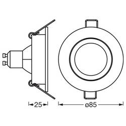 OSRAM HOMELIGHTING 4058075853539 stropní lampa, LED stropní reflektor, LED, GU10, Bronzově zelená
