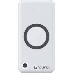 Varta 57908 powerbanka Li-Pol, 15000 mAh, Quick Charge 3.0, Dodávka energie, Bezdrátové nabíjení Qi, Bezdrátové nabíjení, USB-C® (s napájením), bílá, Indikátor