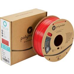 Polymaker PF01004 PolyLite vlákno pro 3D tiskárny ASA odolné proti UV záření, odolné proti povětrnostním vlivům, Žáruvzdorné 1.75 mm 1000 g červená 1 ks