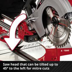 Einhell Power X-Change TE-SM 36/210 Li - Solo pokosová a tahová pila