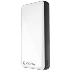 Varta Power Bank Energy 15000 powerbanka Li-Pol, 15000 mAh, USB-C®, microUSB, bílá/černá, Možnost současného nabíjení a vybíjení