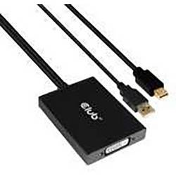 club3D Mini-DisplayPort / DVI kabelový adaptér Mini DisplayPort konektory, DVI-D 24+1pol. zásuvka 0.15 m černá CAC-1130 Kabel DisplayPort