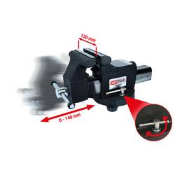 KS Tools 914.0005 svěrák, 914.0005, Šířka čelistí: 130 mm, Rozpětí (max.): 140 mm