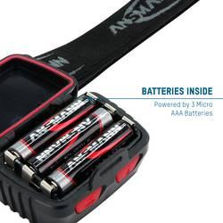 Ansmann HD200B LED čelovka, na baterii, 185 lm, 15 h, 1600-0198