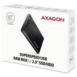 AXAGON EE25-A6M 6,35 cm (2,5 palce) úložné pouzdro pevného disku 2.5 palec microUSB 3.0