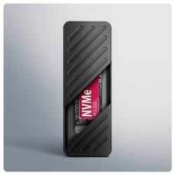 AXAGON AXAGON EEM2-20G NVMe-SSD-Gehäuse, USB-C 3.2, 20 Gbps, 2230 - 2280 - schwarz Pouzdro pro SSD M.2 USB-C™ (USB 3.2 Gen 2) 20 GBit/s M.2 2230, 2242, 2260,