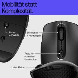 HP 690 myš, přenos bezdrátový, 7 tlačítko, 4000 dpi, černá