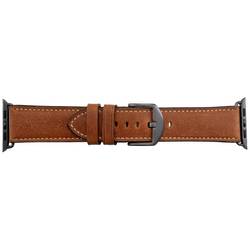 JT Berlin Watchband Charlie náramek 42 mm, 44 mm, 45 mm, 49 mm M hnědá, Space Grau Watch Series 1, Watch Series 2, Watch Series 3, Watch Series 4, Watch Series