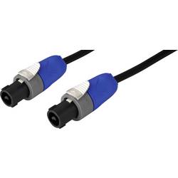 Monacor reproduktor kabel [1x reproduktorová zástrčka - 1x reproduktorová zástrčka] 2 x 2.5 mm² 10 m černá