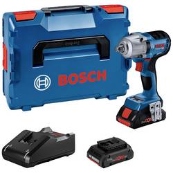 Bosch Professional GDS 18V-450 HC (2x PC 4,0Ah, L-BOXX), 06019K4002 aku rázový utahovák, 450 Nm, 18 V, Li-Ion, vč. 2x aku, vč. nabíječky, vč. Bluetooth modulu