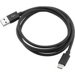 Ansmann USB kabel USB 3.2 Gen1 USB-A zástrčka, USB-C ® zástrčka 1.20 m černá hliníková zástrčka, krytí TPE, oboustranně zapojitelná zástrčka 1700-0080