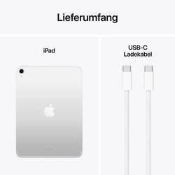 Apple iPad 11 (2025) WiFi + Cellular 256 GB stříbrná 27.9 cm (11 palec) Apple A16