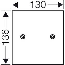 Hensel 3300144 Montážní deska Hensel 4 mm silná, a s kg 9002 kg MP 02 Mounting plate plast 1 ks